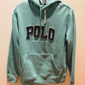 Polo by Ralph Lauren Men's Aqua Hoodie